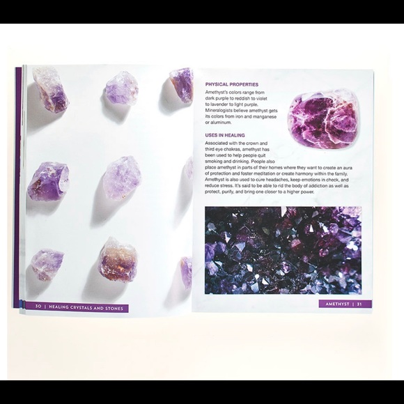 Healing Crystals & Stones Book Of Natural Energy - Picture 3 of 6